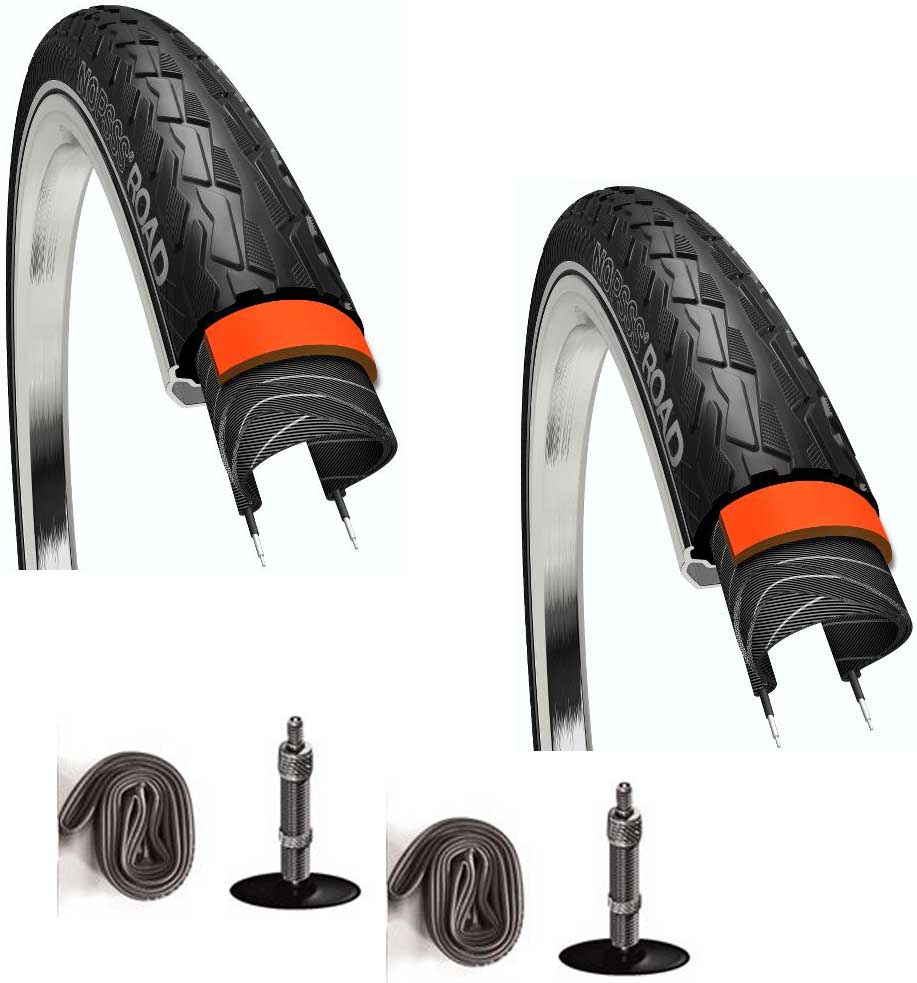 2 dæk 2 5 mm punkteringsbeskyttelse 700x32c - Cykelgear
