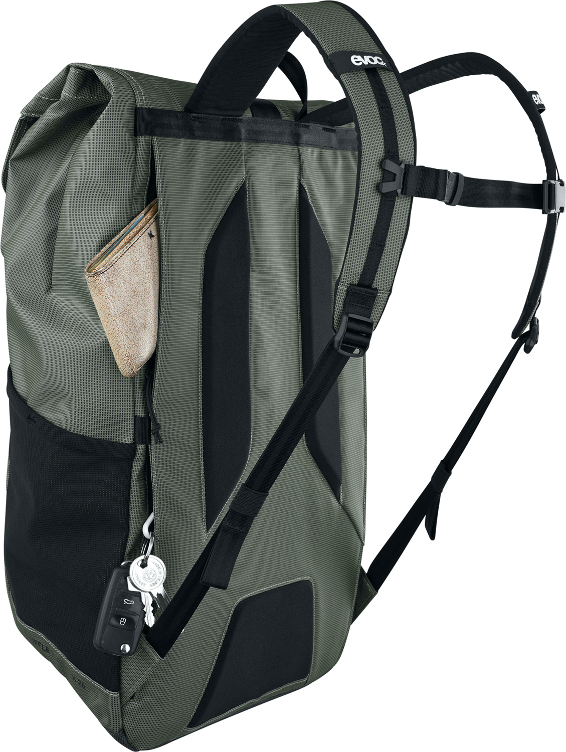 EVOC Duffle Rygsæk 26 L Olivengrøn