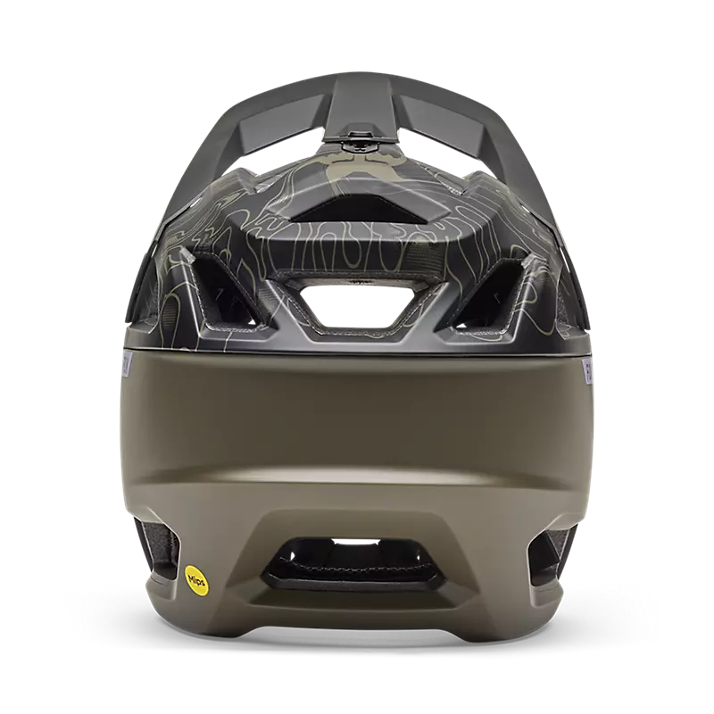FOX Proframe Frequency fullface-hjelm army grøn