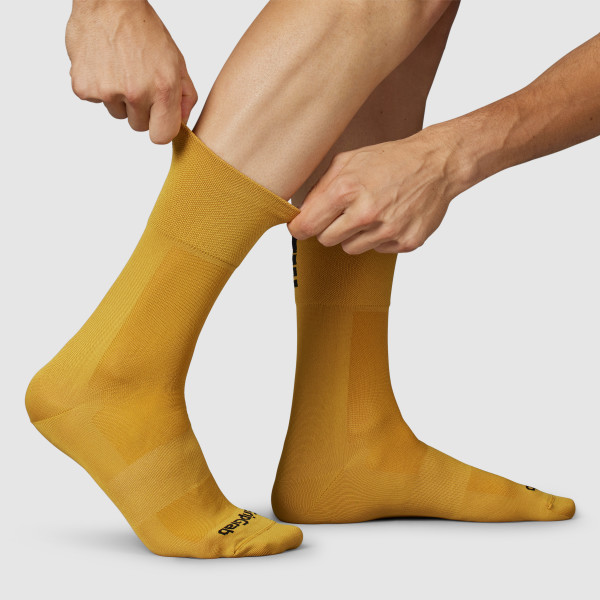 GripGrab Lightweight Regular Cut sommerstrømper mustard gul