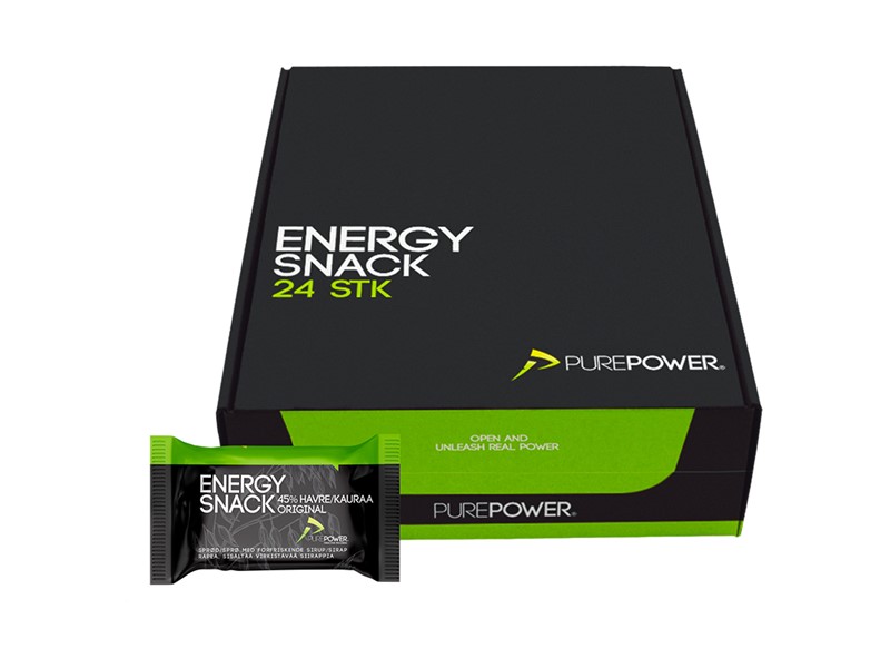 PurePower Energi Bar Orginal 60G Kasse med 24 stk.