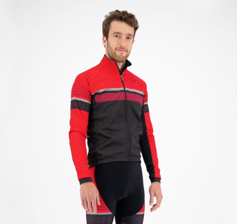 Rogelli Hero Cykeljakke - Sort / Rød