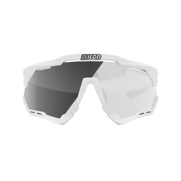 Cykelbriller - Scicon Aeroshade Hvid/ Photocromic Silver