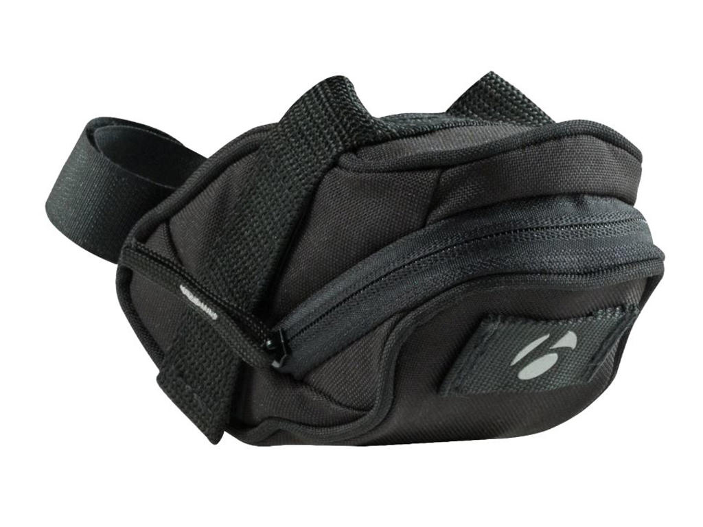Bontrager Comp sadeltaske 0,8 Liter med velcro strop sort