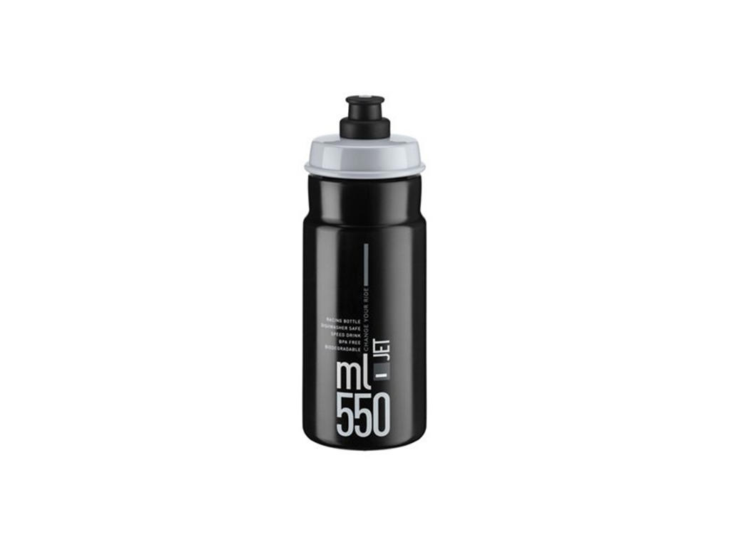 Elite Jet Flaske 550ml sort/grå