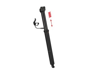 Ergotec Viper Up & Down S sadelpind dropper 80mm/ø30,9mm/397mm lang safety level 6 sort