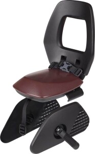 Refurbished - Bobike One Junior cykelstol sort & brun
