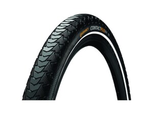 Continental Contact Plus Tråddæk 700x40c Sort med refleks